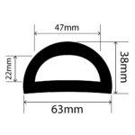 RC-P632 - Hollow PVC DD Fender - 63mm x 38mm