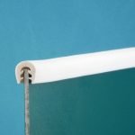 RC024 - TPE U Channel - 8.5mm x 9.5mm - White - Installed