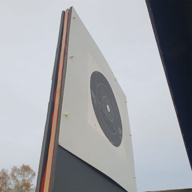 RubbaStar Sheeting - Installed at a Shooting Range