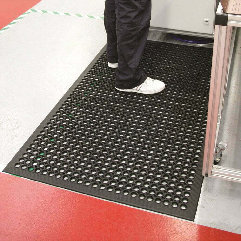 LARGE Anti Fatigue Workstation Safety Mat Bevelled Edge 1.52m x 0.91m 