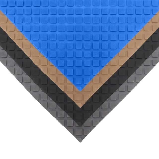 RC04121 - RubbaDeck Rhombus Matting - Blue, Fawn, Black, Grey