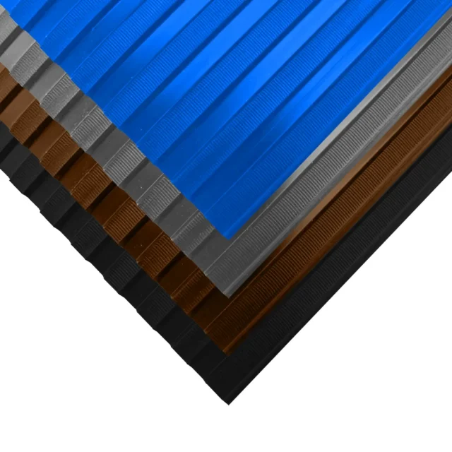 RC04166 - FlexiTred Heavy-Duty Ribbed Matting - Black, Brown, Light Grey, Blue