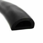 RC0801-40 - Rubber D Fender - 40mm x 25mm