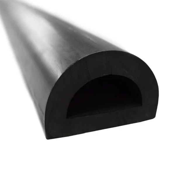 RC0801-73 - Rubber D Fender - 73mm x 48mm