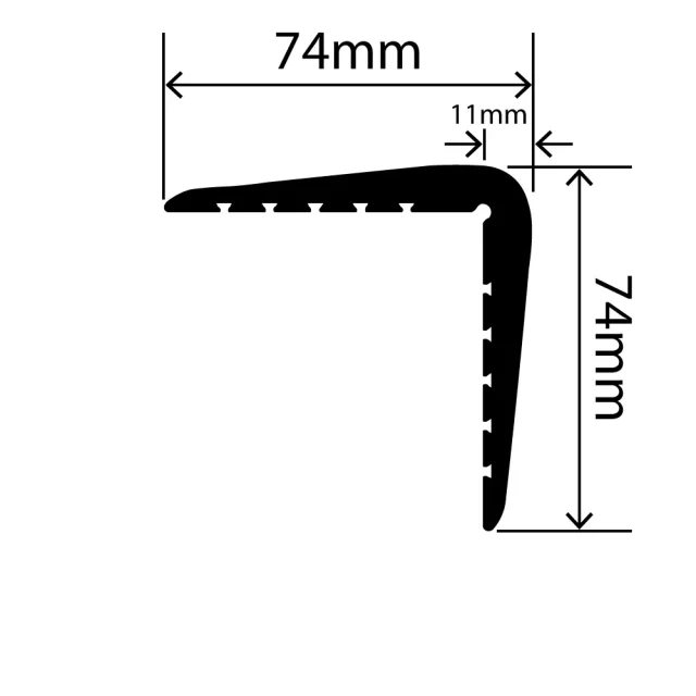 RC4719 - TPE Corner Protector - 74mm x 74mm