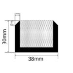 RUBBAHATCH-38-30 Hatch Seal - 38mm x 30mm