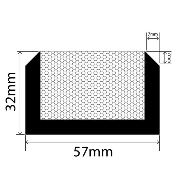 RUBBAHATCH-57-32 - Hatch Seal - 57mm x 32mm