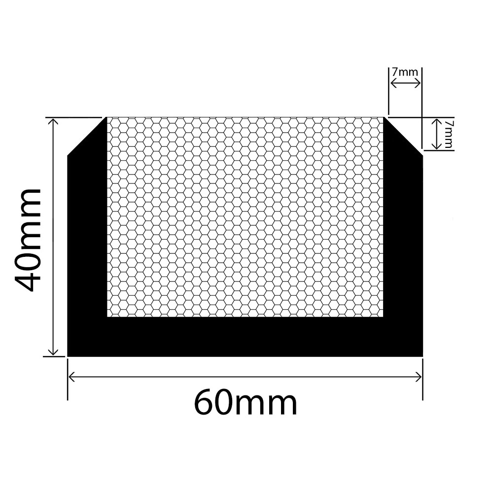 RubbaHatch Watertight Seal 60mm x 40mm RUBBERSMART