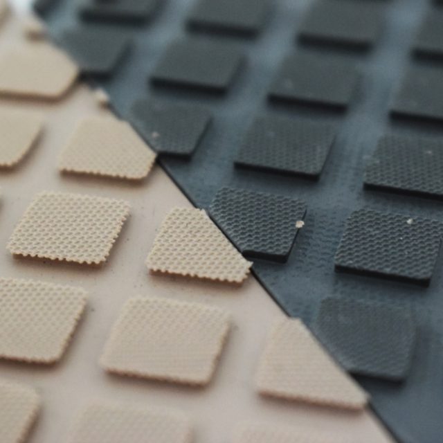 Rhombus Rubber Matting - Close Up