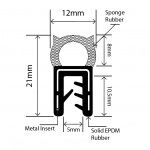 RCTS12X21L - Self Grip Top Seal - 12mm x 21mm