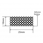 neoprene sponge strip 25mm x 10mm