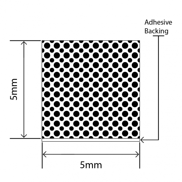 polyethylene sponge strip 5mm x 5mm