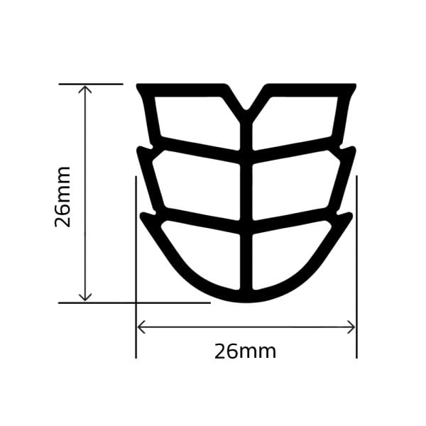 RCES648B - TPE Expansion Seal - 26mm x 26mm