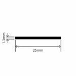 RCWS-04 - PVC Filler Strip - 25mm x 1.3mm