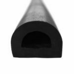 RC0801-50 - Rubber D Fender - Front View