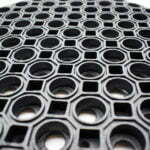 Honeycomb Rubber Ring Matting Close Up