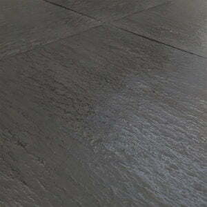 Slate Effect Rubber Tiles - Black