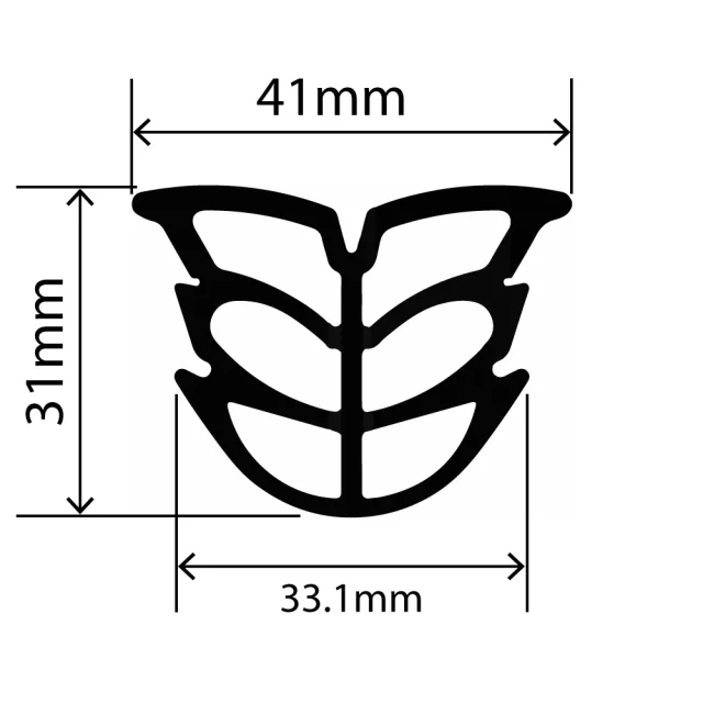 RCES864 - TPE Expansion Seal - 41mm x 31mm