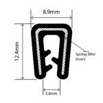 RCSET2029 - Silicone Self Grip Edge Trim - 8.9mm x 12.4mm