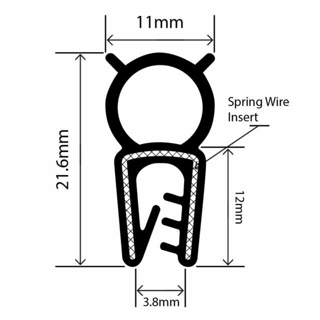 RCSET2030 - Silicone Self Grip Top Seal - 11mm x 21.6mm