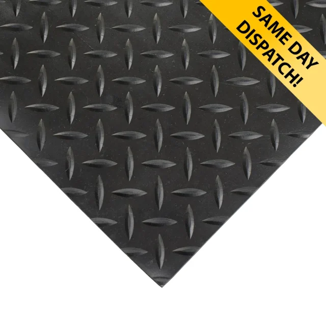 RC04188 - Black Diamond Checker Plate Matting - available for same day dispatch
