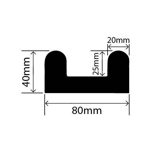 RC-790 - TPE B Fender - 80mm x 40mm