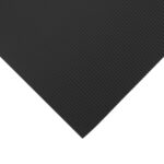RC04164 - FlexiLine Fine Ribbed PVC Matting - Black