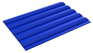 RC04166 - FlexiTred Heavy-Duty Ribbed Matting - Blue
