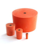 RC1109-1H - Natural Red Rubber Bungs - 1 Hole