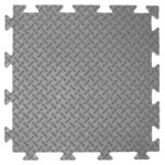 RC04182 - Diamond Top Interlocking PVC Matting - Grey