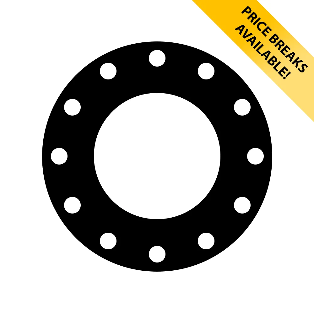 Table F Full Face Flange Gasket - 10" - Price breaks available