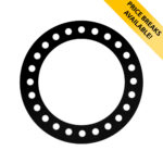Full Face Rubber Gasket - 24 Holes