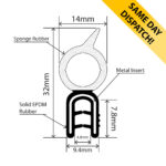 RCK-0003 - Self-Grip Top Seal - 14mm x 32mm
