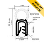 RCK-0006 - Self-Grip Top Seal (FR to EN 45542-2) - 11mm x 21.5mm