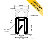 RCK-0007 - Self-Grip Top Seal - 11mm x 16mm