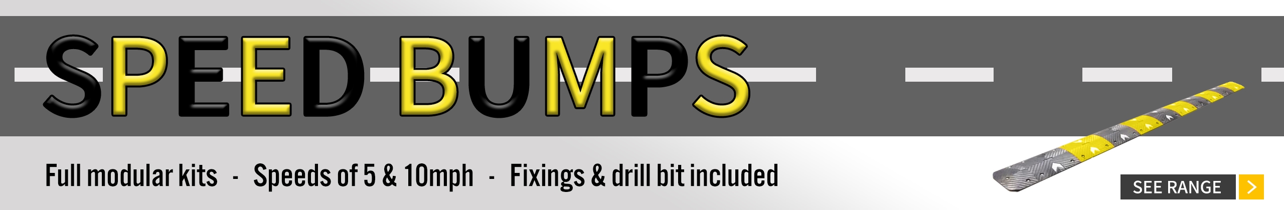 Speed Bump Kits - now available from RubberSmart
