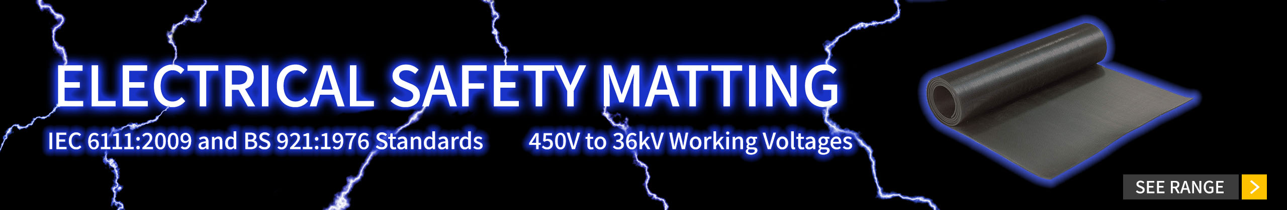 Electrical matting banner