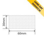 RC02107-2010-P-60-30 - EPDM Sponge Plain Strip - 60mm x 30mm x 2m - Available for same day dispatch