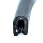 RCK-0015 - EPDM Self-Grip Edge Trim (FR to EN 45542-2) - 7.4mm x 9.7mm - Front View