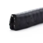 RCK-0015 - EPDM Self-Grip Edge Trim (FR to EN 45542-2) - 7.4mm x 9.7mm - Side View
