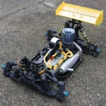 RC Car with Fluorescent Orange Silicone Fuel Tube