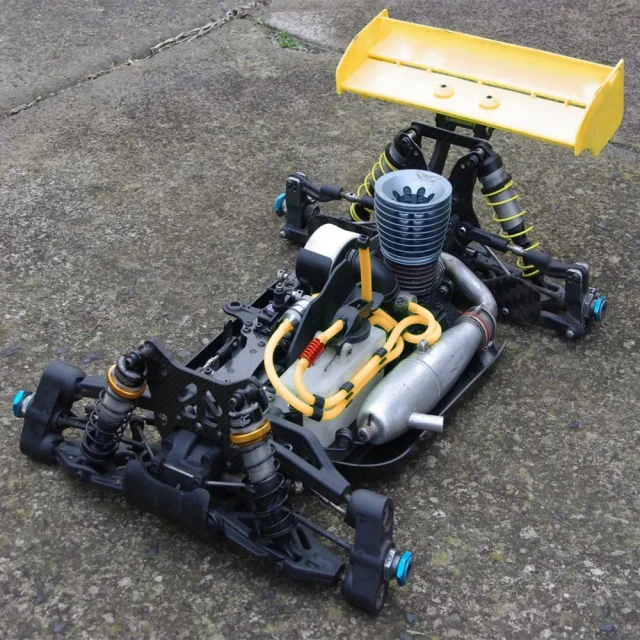 RC Car with Fluorescent Orange Silicone Fuel Tube