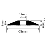 RC-ELCP-68 - Easy-Lay Cable Protector - 68mm x 11mm