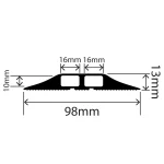 RC-ELCP-88X17 - Easy-Lay Cable Protector - 98mm x 13mm