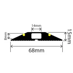 RC-HWCP-68X15 - Hazard Warning Cable Protector - 68mm x 15mm