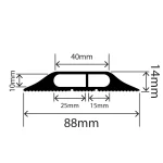 RC-MFCP-88X14 - Multi-Fit Cable Protector - 88mm x 14mm