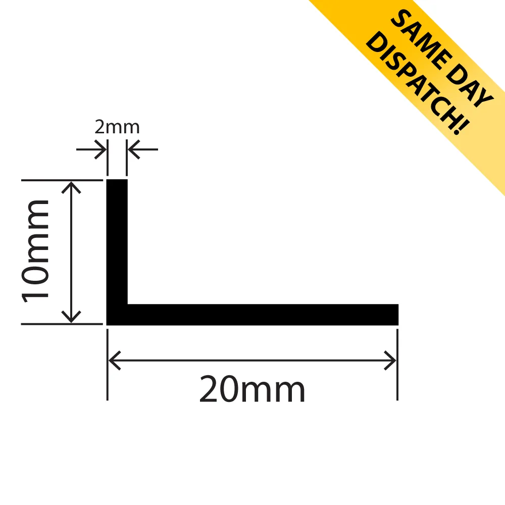 RCAP20X10L - EPDM L Profile - 20mm x 10mm - Available for same day dispatch RCAP20X10L - EPDM L Profile - 20mm x 10mm - Available for same day dispatch