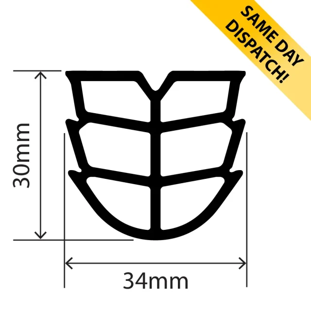 RCES648-CK - EPDM Expansion Seal - 34mm x 30mm - Available for same day dispatch