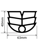 RCES1000 Expansion Seal 63mm x 40mm