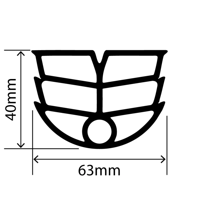 RCES1000 Expansion Seal 63mm x 40mm